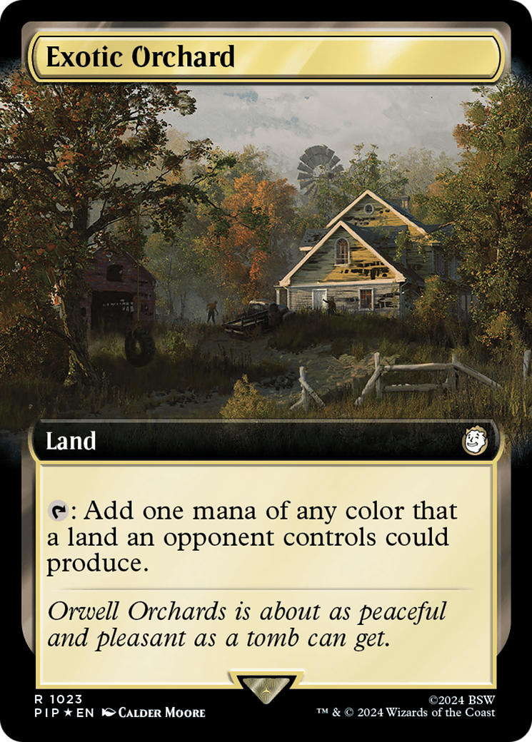 Exotic Orchard (Extended Art) (Surge Foil) [Fallout] | Total Play