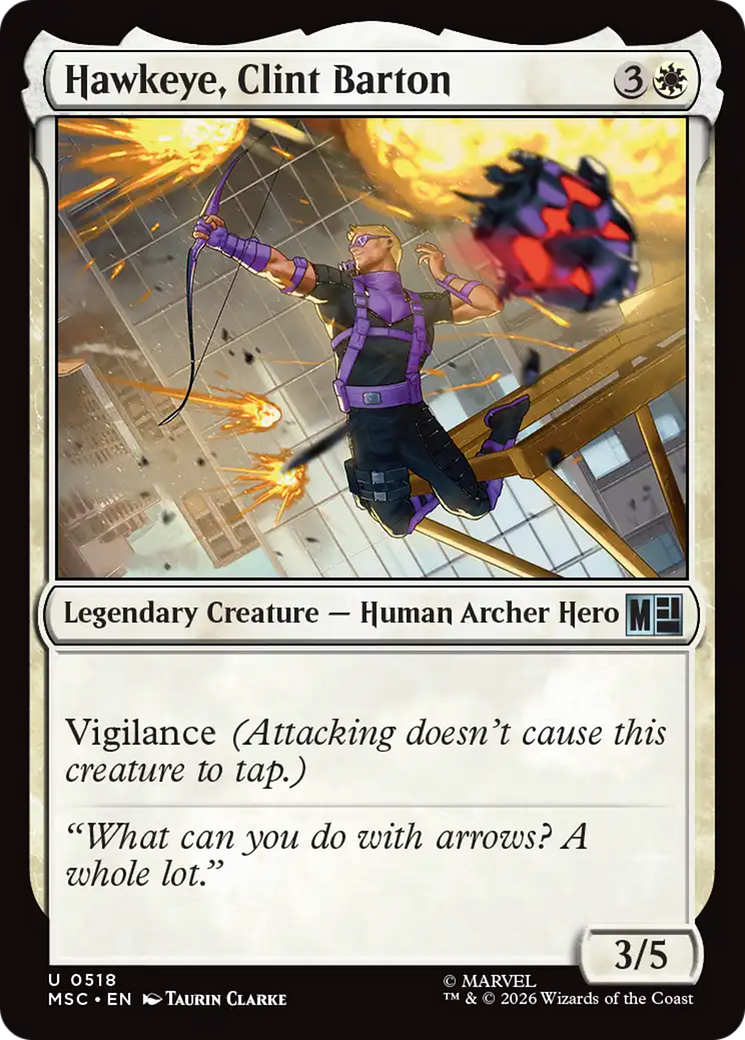 Hawkeye, Clint Barton (0518) [Marvel Super Heroes Commander] | Total Play