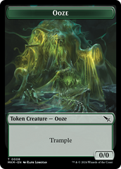 Ooze // A Mysterious Creature Double-Sided Token [Murders at Karlov Manor Tokens] | Total Play