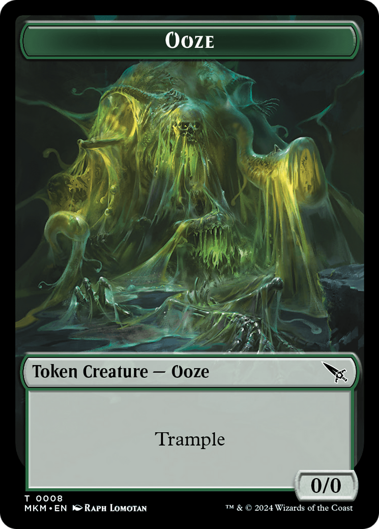 Ooze Token [Murders at Karlov Manor Tokens] | Total Play