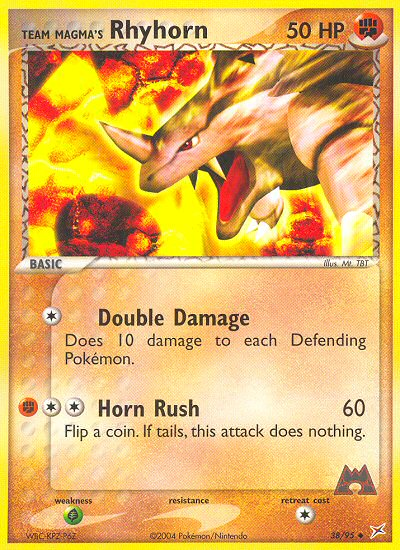 Team Magma's Rhyhorn (38/95) [EX: Team Magma vs Team Aqua] | Total Play