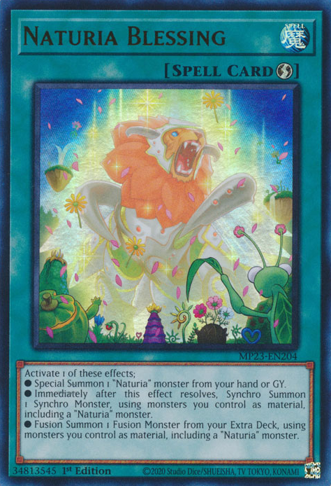 Naturia Blessing [MP23-EN204] Ultra Rare | Total Play