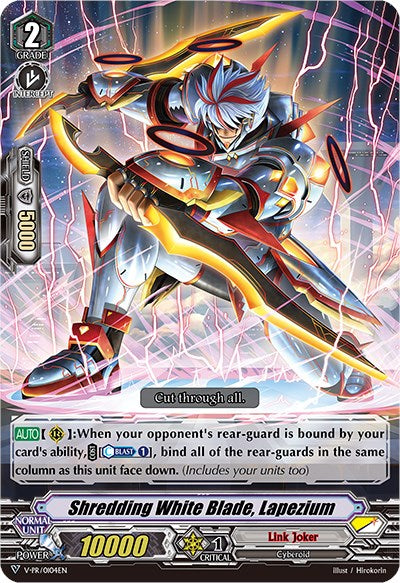 Shredding White Blade, Lapezium (V-PR/0104EN) [V Promo Cards] | Total Play