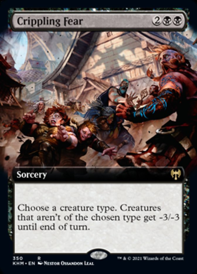 Crippling Fear (Extended Art) [Kaldheim] | Total Play