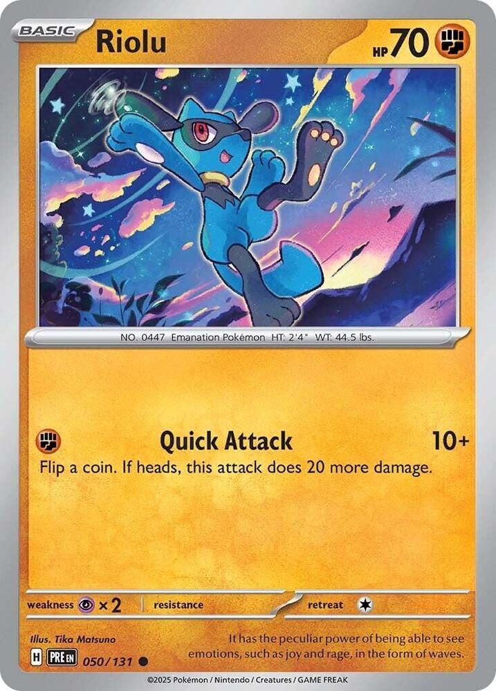 Riolu (050/131) [Scarlet & Violet: Prismatic Evolutions] | Total Play