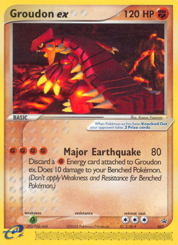 Groudon ex (002) [Nintendo: Black Star Promos] | Total Play
