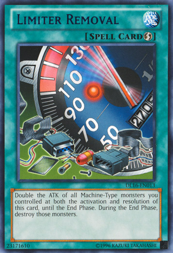 Limiter Removal (Blue) [DL16-EN013] Rare | Total Play