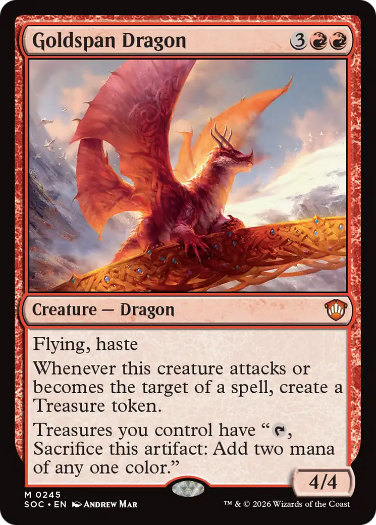 Goldspan Dragon [Secrets of Strixhaven Commander] | Total Play