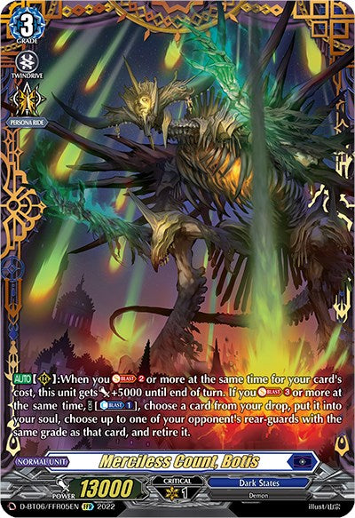 Merciless Count, Botis (D-BT06/FFR05EN) [Blazing Dragon Reborn] | Total Play