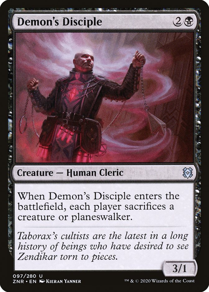 Demon's Disciple [Zendikar Rising] | Total Play