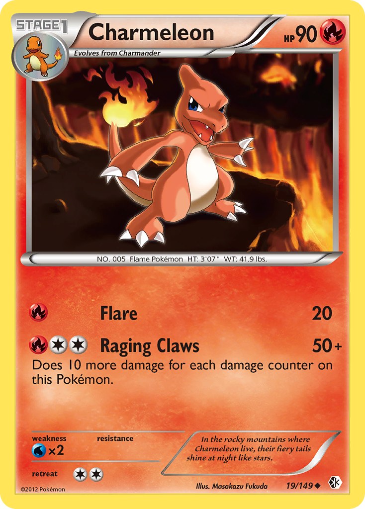 Charmeleon (19/149) [Black & White: Boundaries Crossed] | Total Play