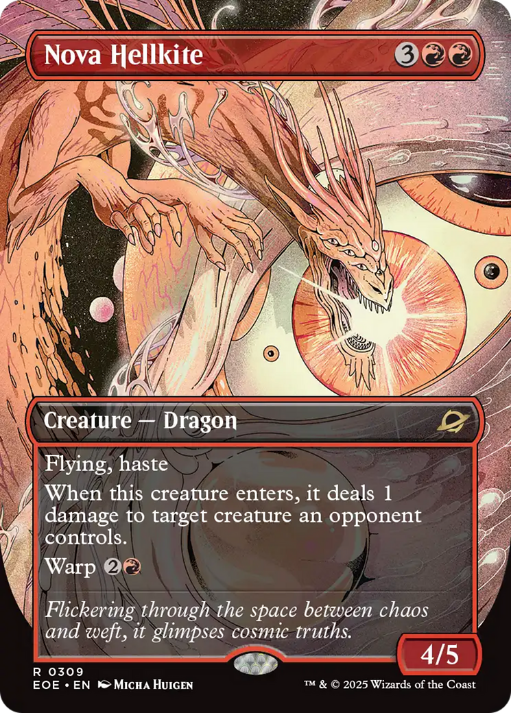 Nova Hellkite (Borderless) [Edge of Eternities] | Total Play