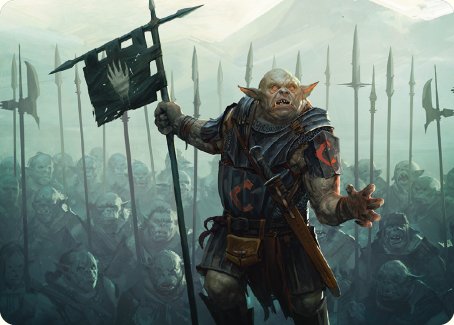 Ugluk of the White Hand Art Card [The Lord of the Rings: Tales of Middle-earth Art Series] | Total Play
