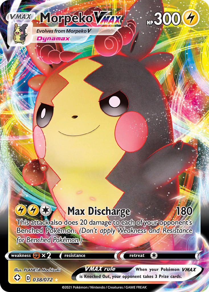 Morpeko VMAX (038/072) [Sword & Shield: Shining Fates] | Total Play