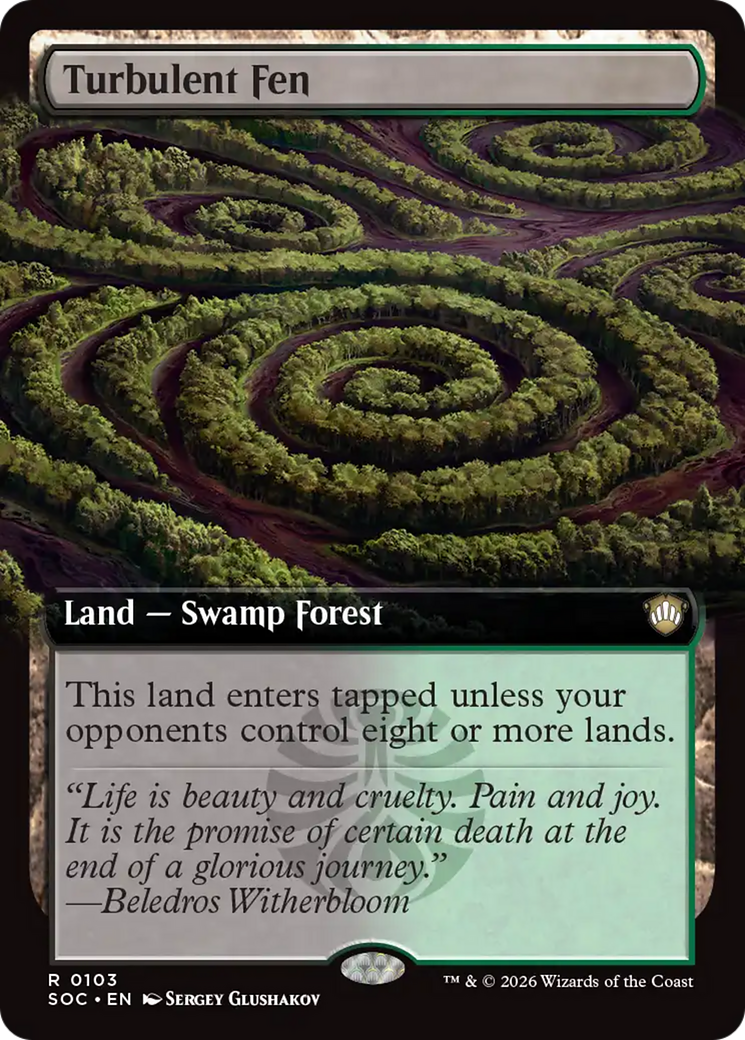 Turbulent Fen (Extended Art) [Secrets of Strixhaven Commander] | Total Play