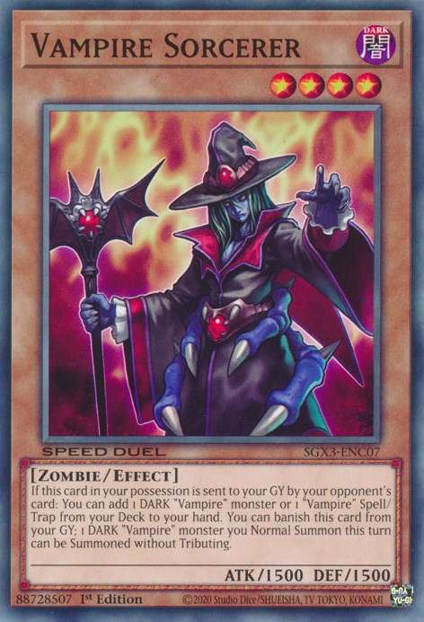 Vampire Sorcerer [SGX3-ENC07] Common | Total Play