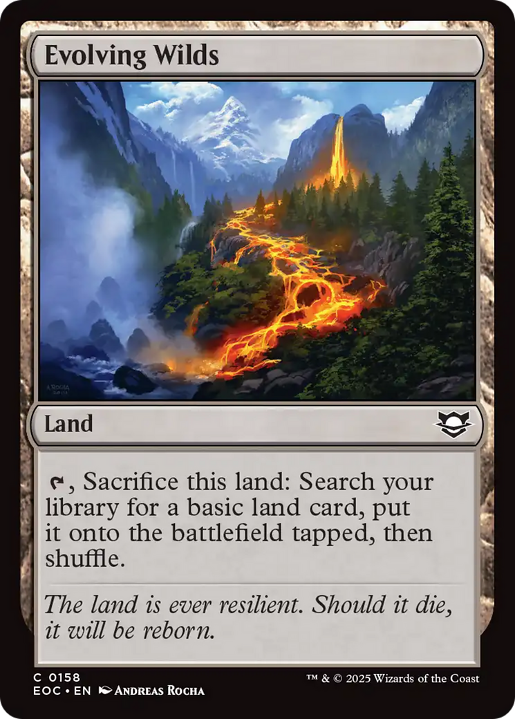 Evolving Wilds [Edge of Eternities Commander] | Total Play