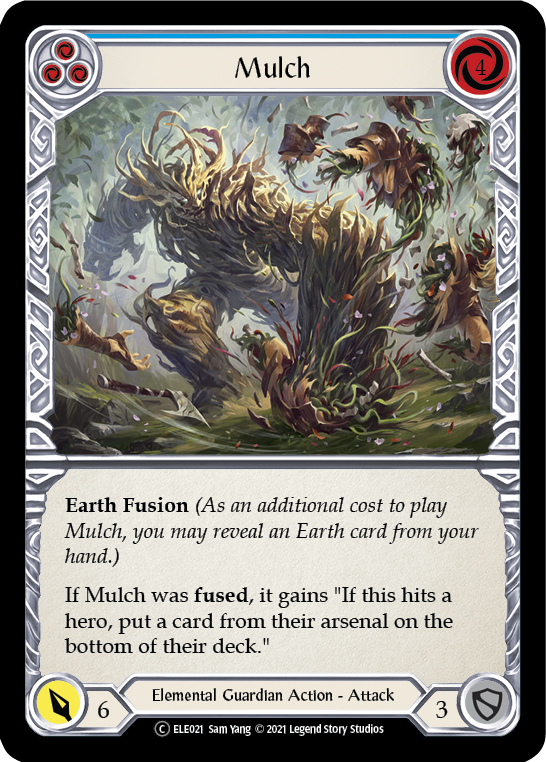 Mulch (Blue) [U-ELE021] (Tales of Aria Unlimited)  Unlimited Rainbow Foil | Total Play