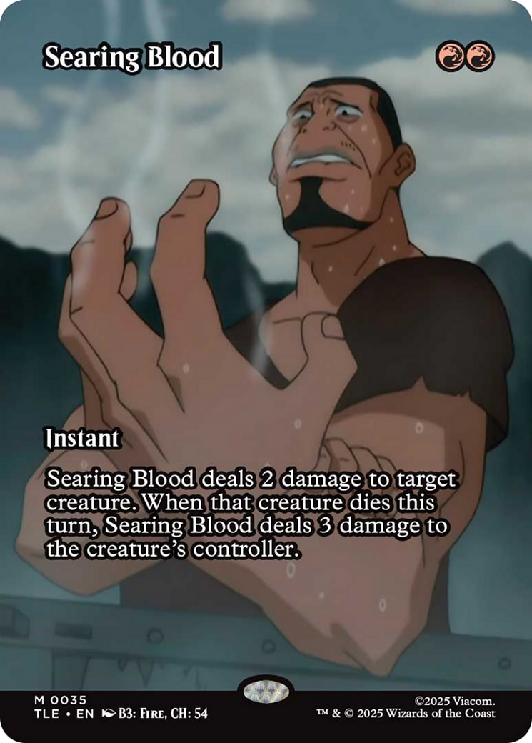 Searing Blood (Borderless) [Avatar: The Last Airbender: Eternal-Legal] | Total Play