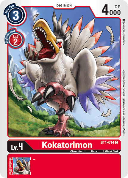 Kokatorimon [BT1-014] [Release Special Booster Ver.1.0] | Total Play