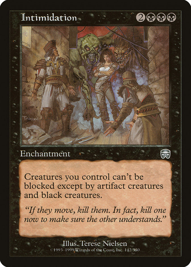 Intimidation [Mercadian Masques] | Total Play