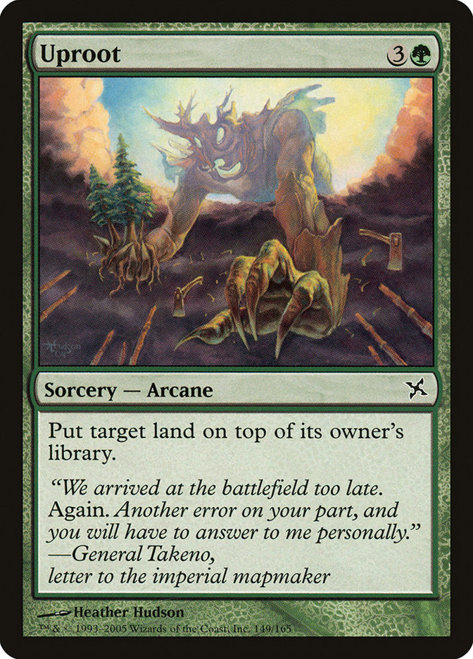 Uproot [Betrayers of Kamigawa] | Total Play