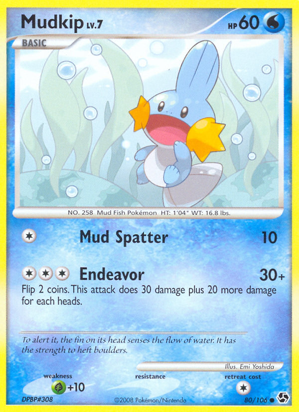 Mudkip (80/106) [Diamond & Pearl: Great Encounters] | Total Play