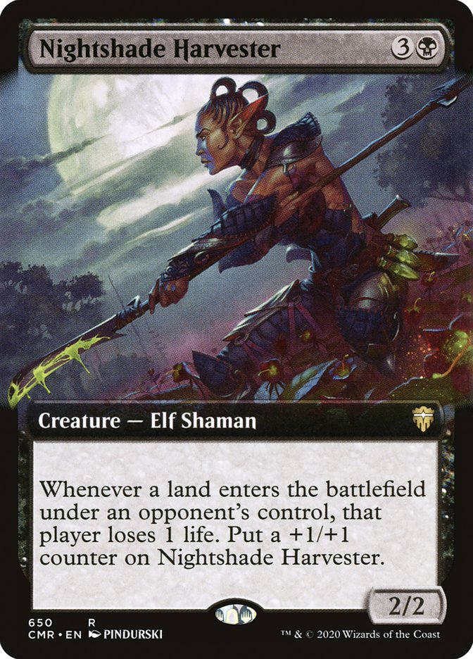 Nightshade Harvester (Extended Art) [Commander Legends] | Total Play