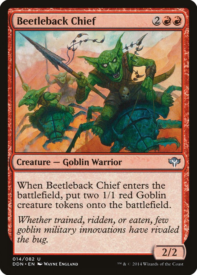 Beetleback Chief [Duel Decks: Speed vs. Cunning] | Total Play