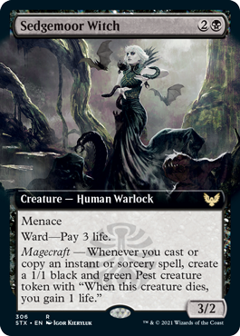 Sedgemoor Witch (Extended Art) [Strixhaven: School of Mages] | Total Play