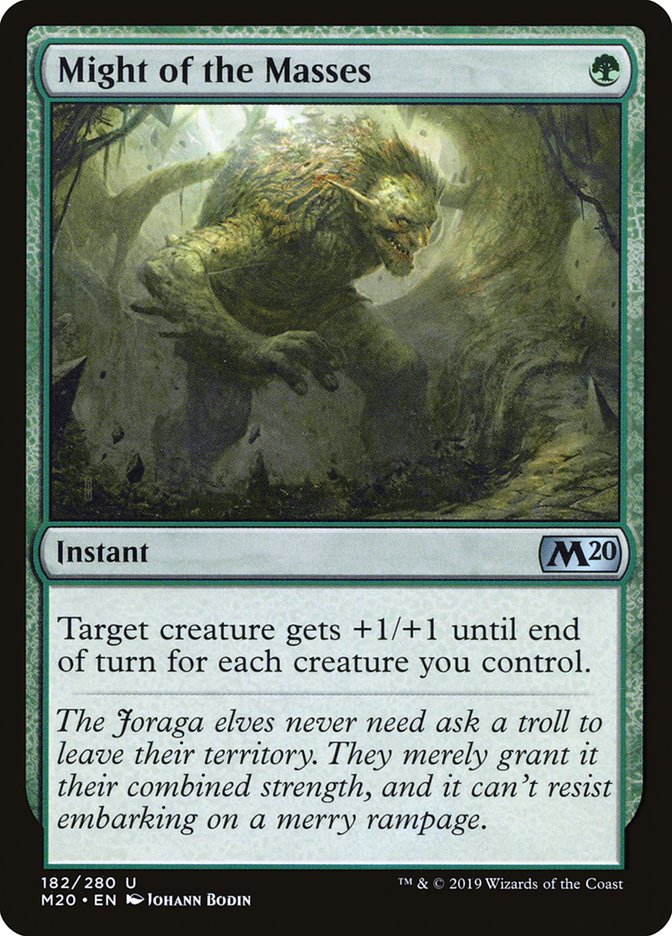 Might of the Masses [Core Set 2020] | Total Play