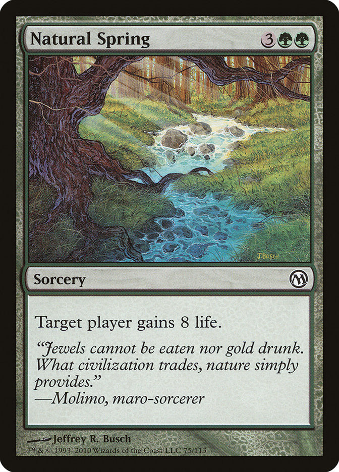 Natural Spring [Duels of the Planeswalkers] | Total Play