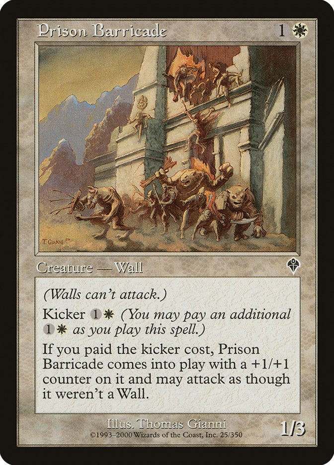 Prison Barricade [Invasion] | Total Play