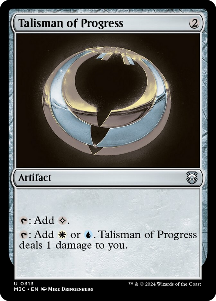 Talisman of Progress (Ripple Foil) [Modern Horizons 3 Commander] | Total Play