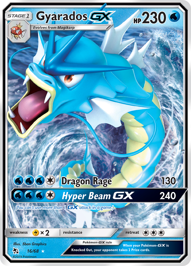 Gyarados GX (16/68) [Sun & Moon: Hidden Fates] | Total Play