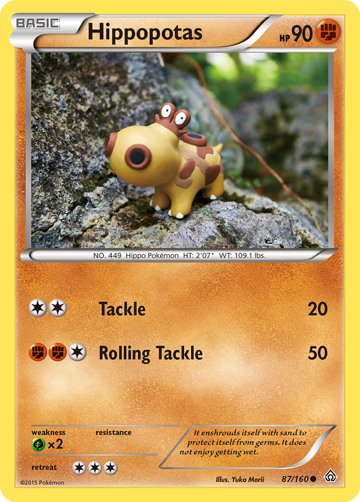 Hippopotas (87/160) [XY: Primal Clash] | Total Play