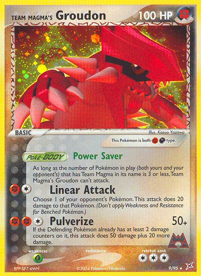 Team Magma's Groudon (9/95) [EX: Team Magma vs Team Aqua] | Total Play