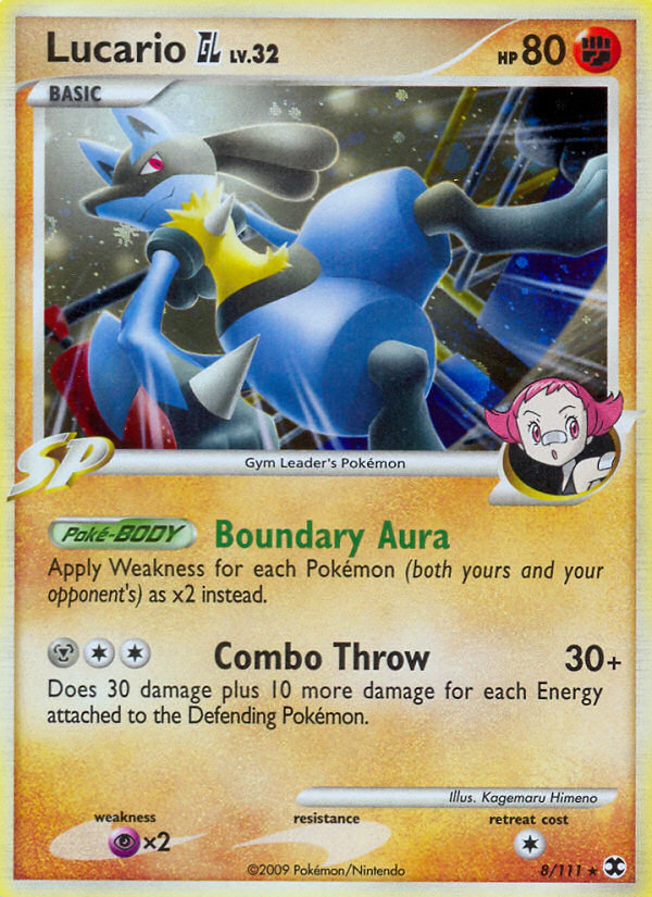 Lucario GL (8/111) [Platinum: Rising Rivals] | Total Play
