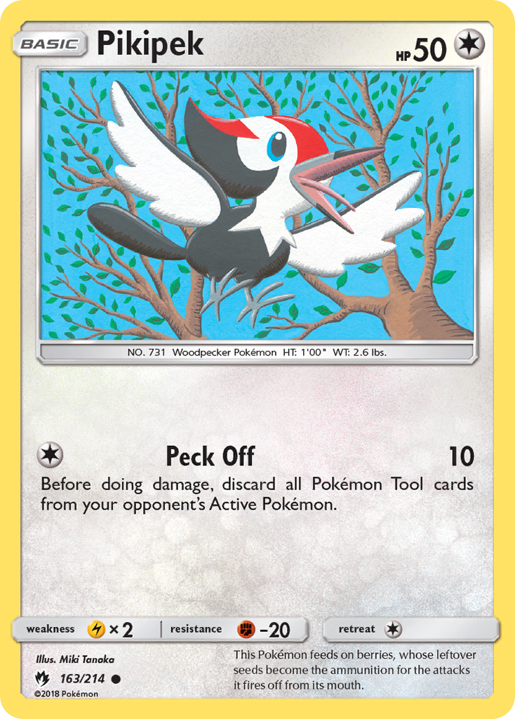 Pikipek (163/214) [Sun & Moon: Lost Thunder] | Total Play