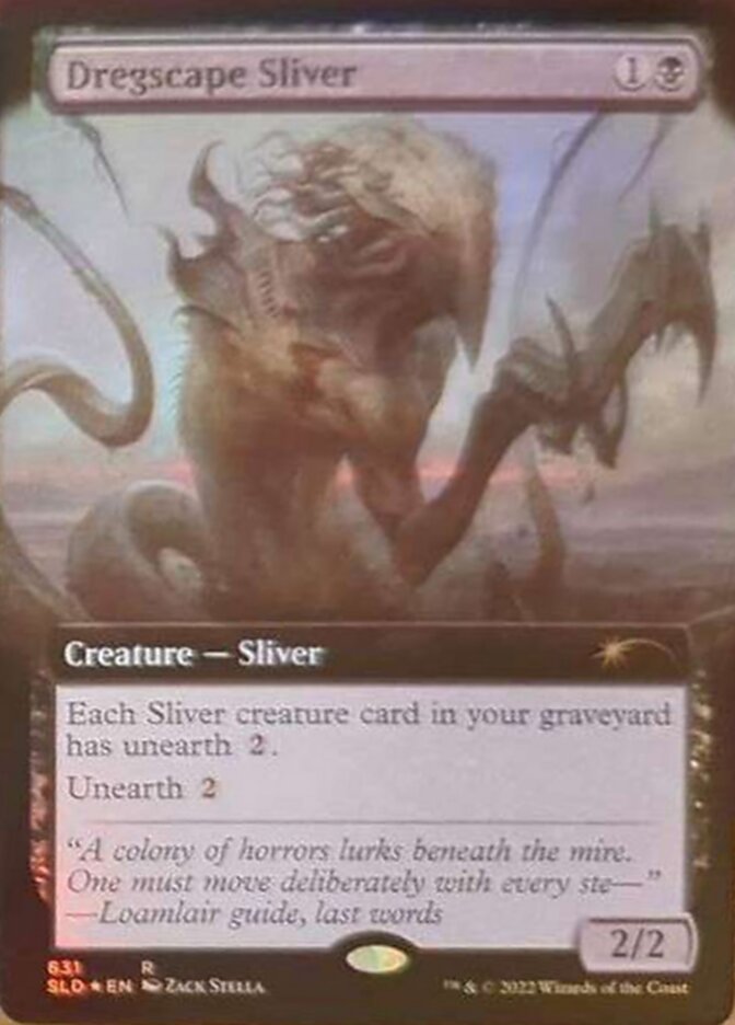 Dregscape Sliver (Extended Art) [Secret Lair Drop Promos] | Total Play