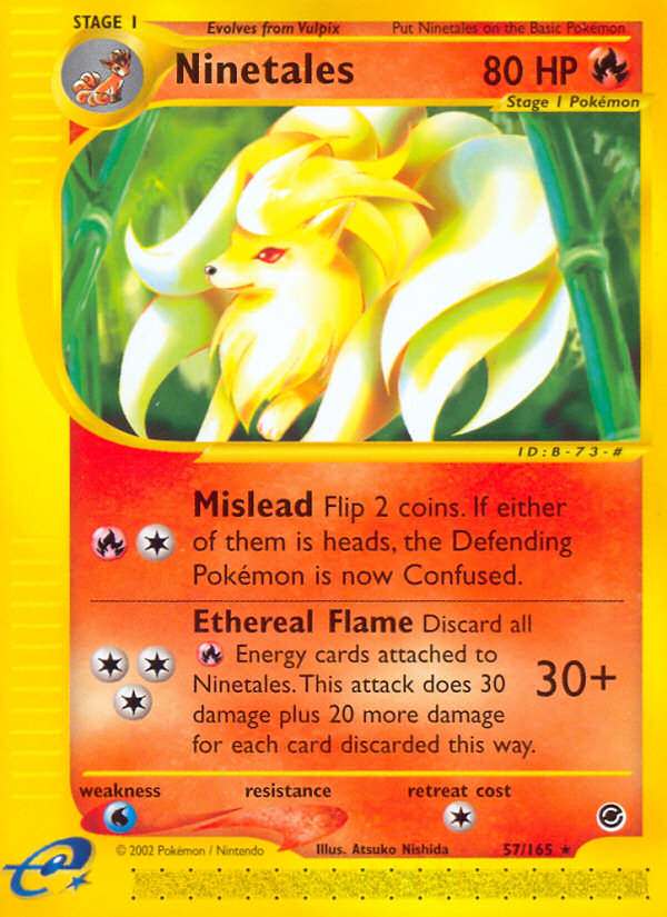 Ninetales (57/165) [Expedition: Base Set] | Total Play