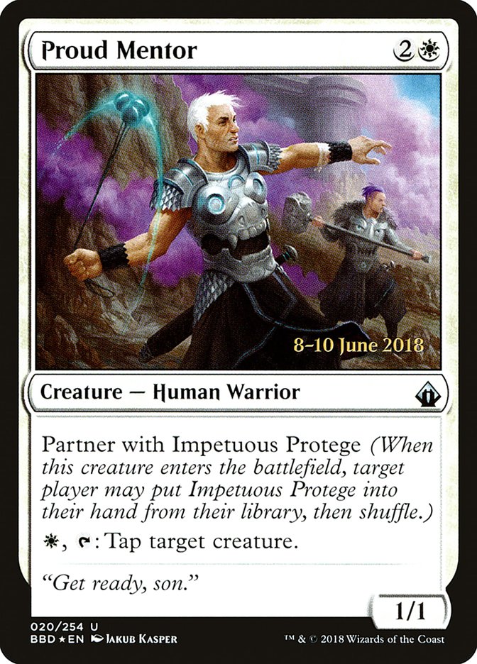 Proud Mentor [Battlebond Prerelease Promos] | Total Play