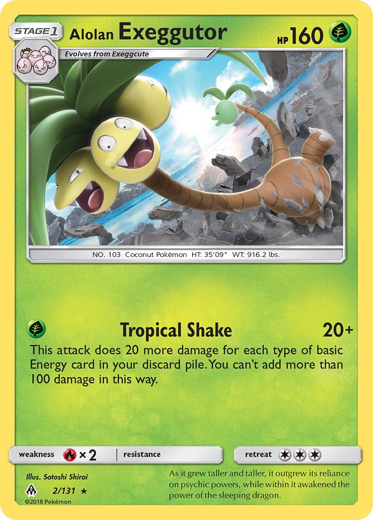 Alolan Exeggutor (2/131) (Theme Deck Exclusive) [Sun & Moon: Forbidden Light] | Total Play