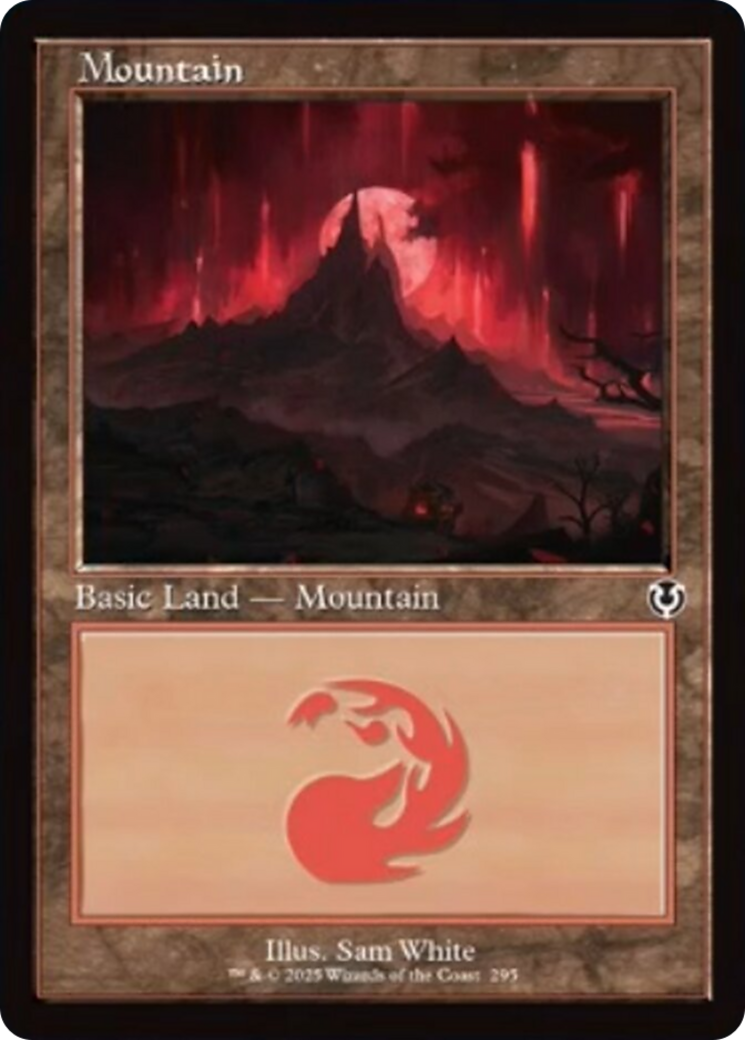 Mountain (295) (Retro Frame) [Innistrad Remastered] | Total Play