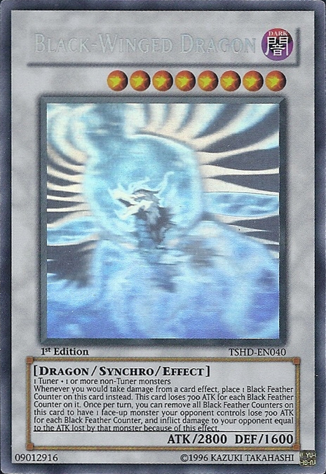 Black-Winged Dragon [TSHD-EN040] Ghost Rare | Total Play