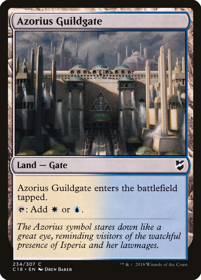 Azorius Guildgate [Commander 2018] | Total Play