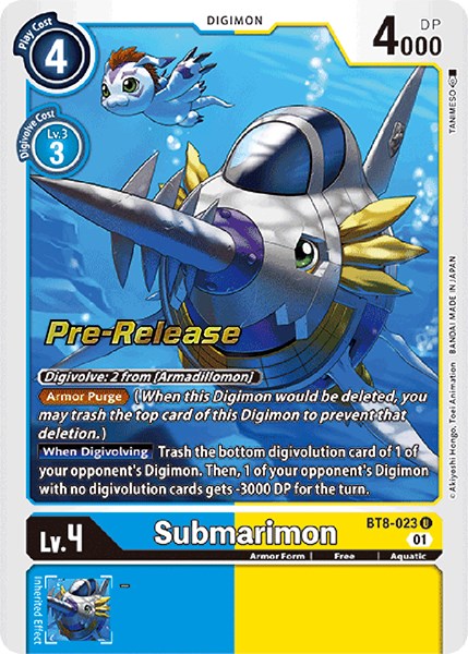 Submarimon [BT8-023] [New Awakening Pre-Release Cards] | Total Play