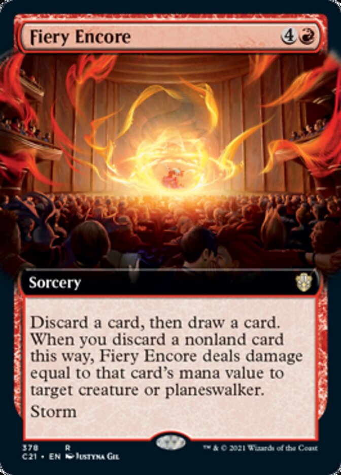 Fiery Encore (Extended Art) [Commander 2021] | Total Play