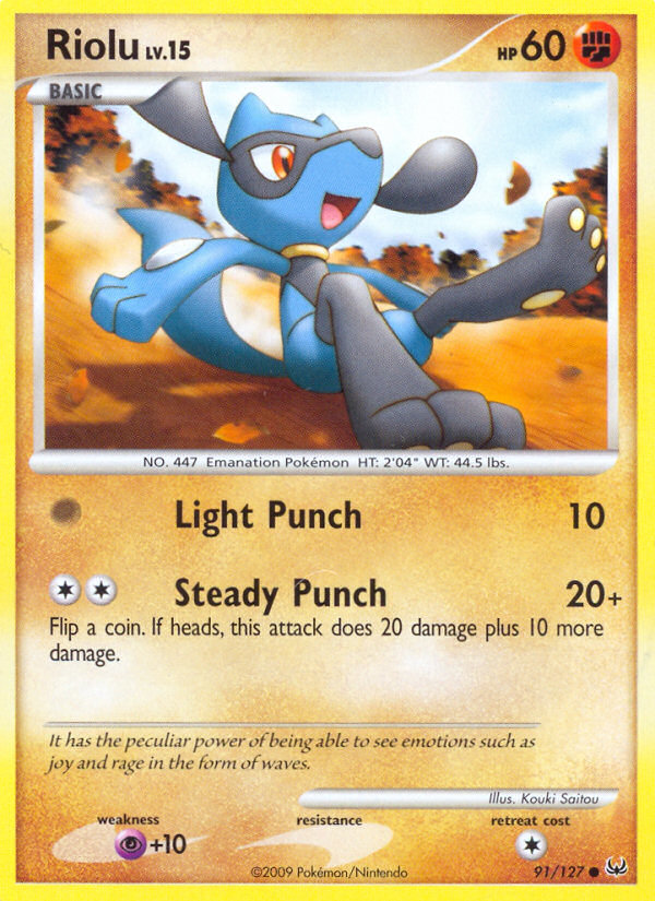 Riolu (91/127) [Platinum: Base Set] | Total Play