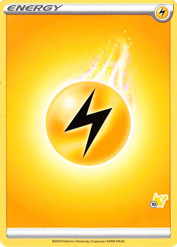 Lightning Energy (Pikachu Stamp #10) [Battle Academy 2022] | Total Play